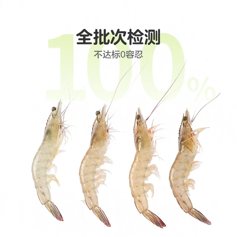 鲜活南美白对虾（6-8只）100g
