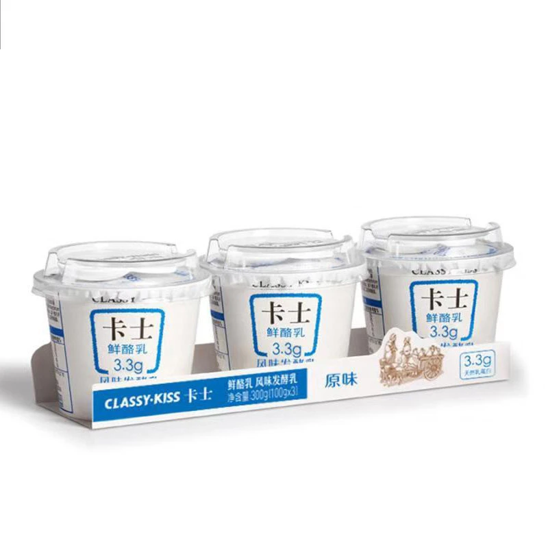 卡士3.3原味鲜酪乳三联杯 100g*3杯