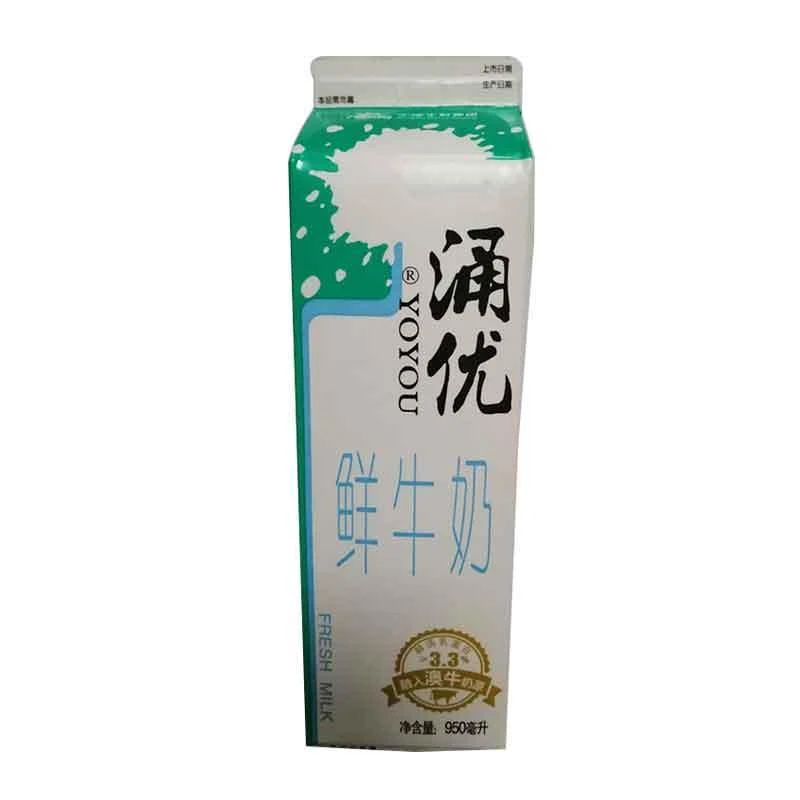 涌优鲜牛奶 950mL/盒