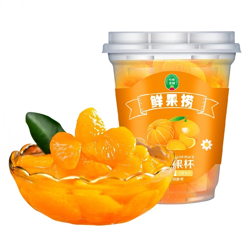 叮咚定制鲜果捞橘子罐头 227g/杯