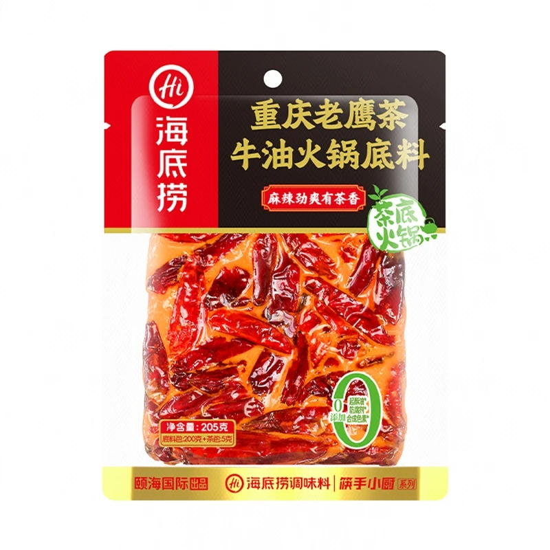 海底捞重庆老鹰茶牛油火锅底料 205g/袋