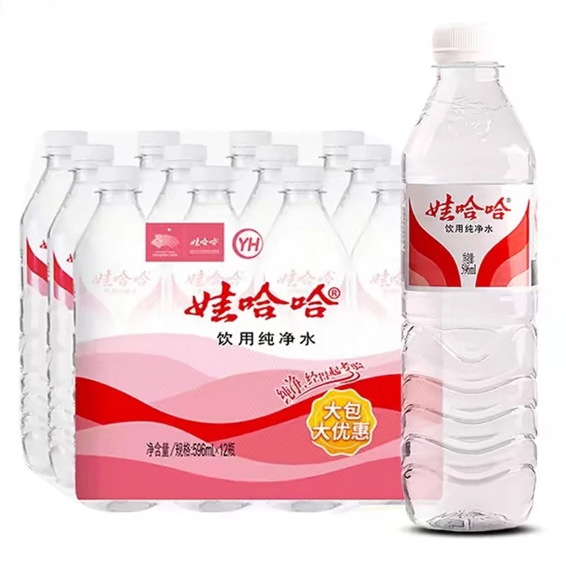 娃哈哈纯净水 596mL*12瓶/包
