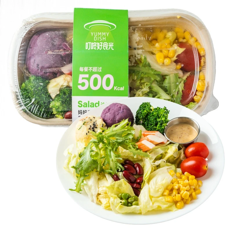 叮咚好食光紫薯土豆泥混合蔬菜沙拉 300g