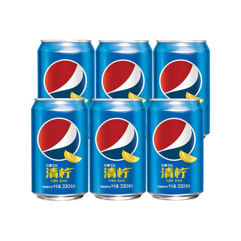 百事可乐清柠味 330mL*6罐