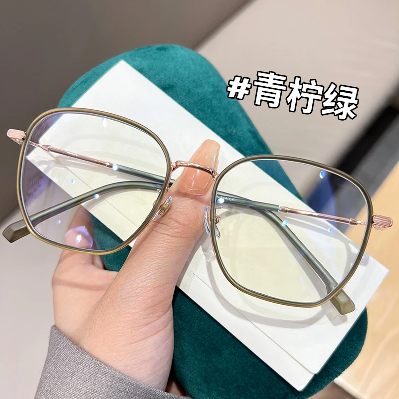 眼镜女韩版潮素颜近视大框显脸小可配度数超轻-S11907