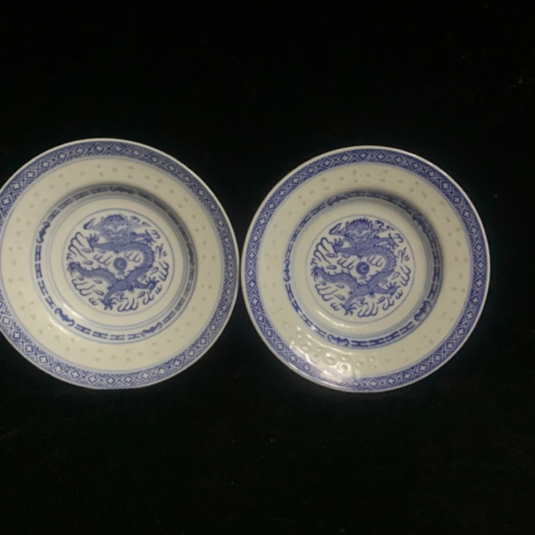 景德镇市光明瓷厂生产的盘子