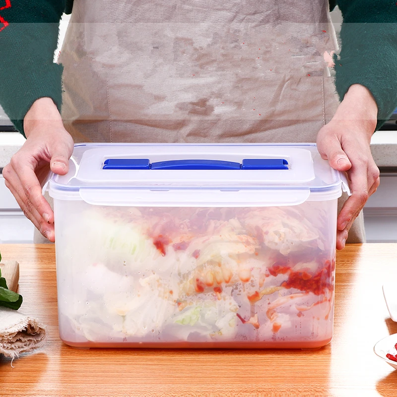 康家超大容量保鲜收纳盒密封盒冰箱冷冻专用收纳箱泡菜收纳密封盒