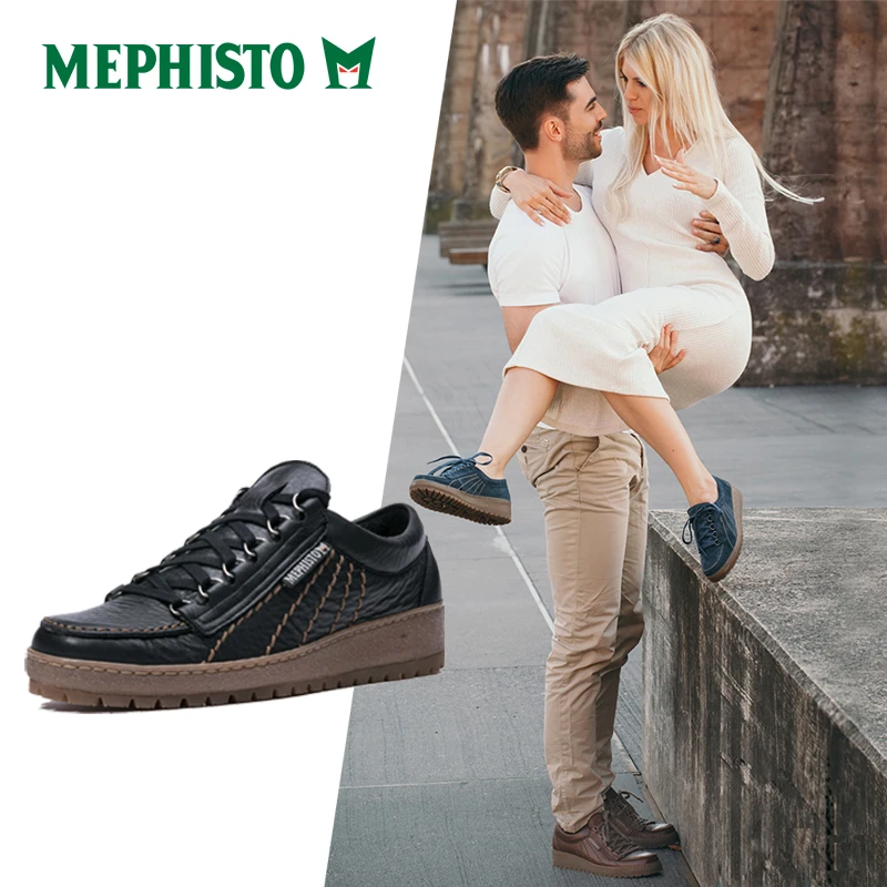 法国马飞仕图秋季进口真皮复古男士经典款休闲鞋轻奢高端舒适低帮