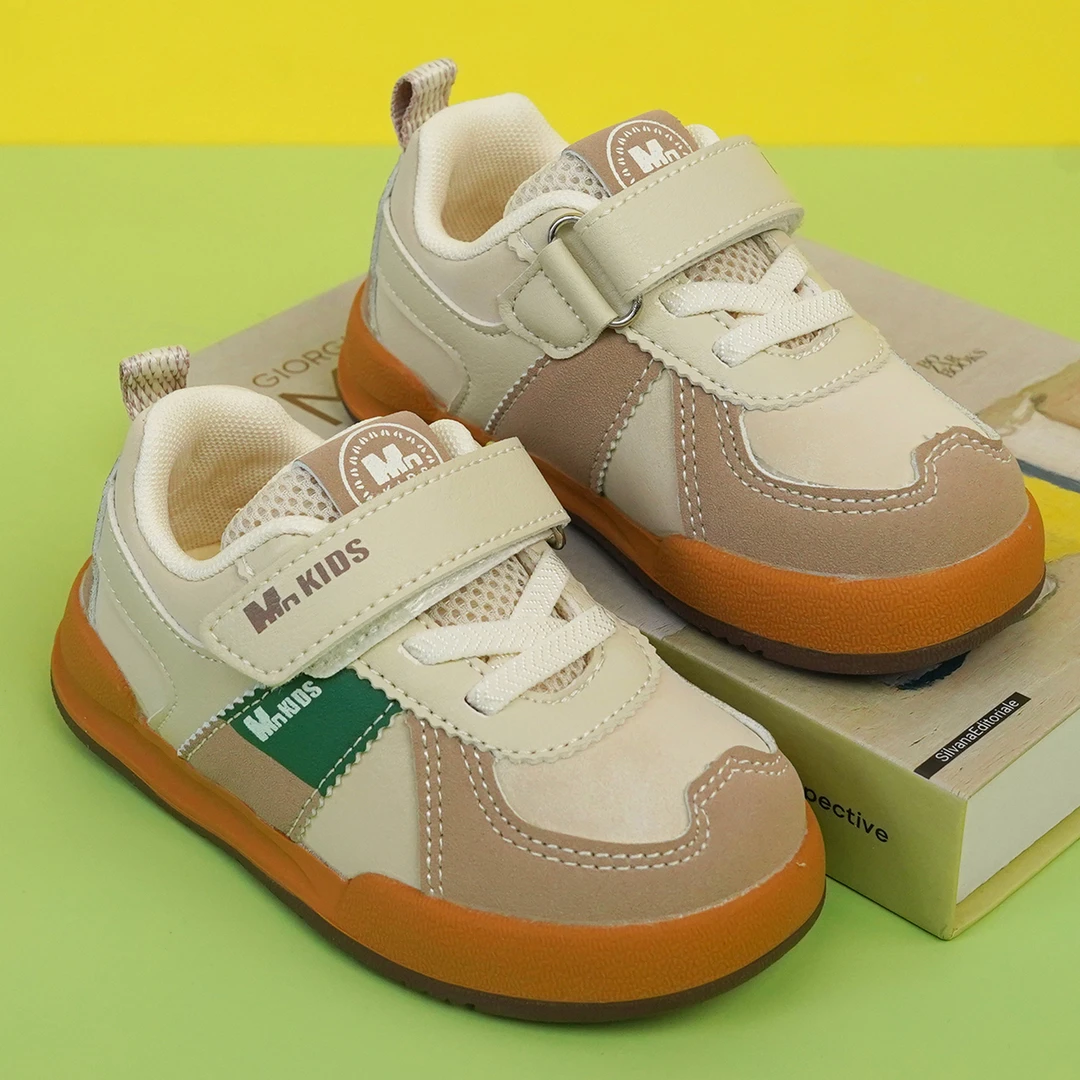 几米熊儿童休闲板鞋2024秋季宝宝鞋轻底软底跑步鞋学步机能运动鞋