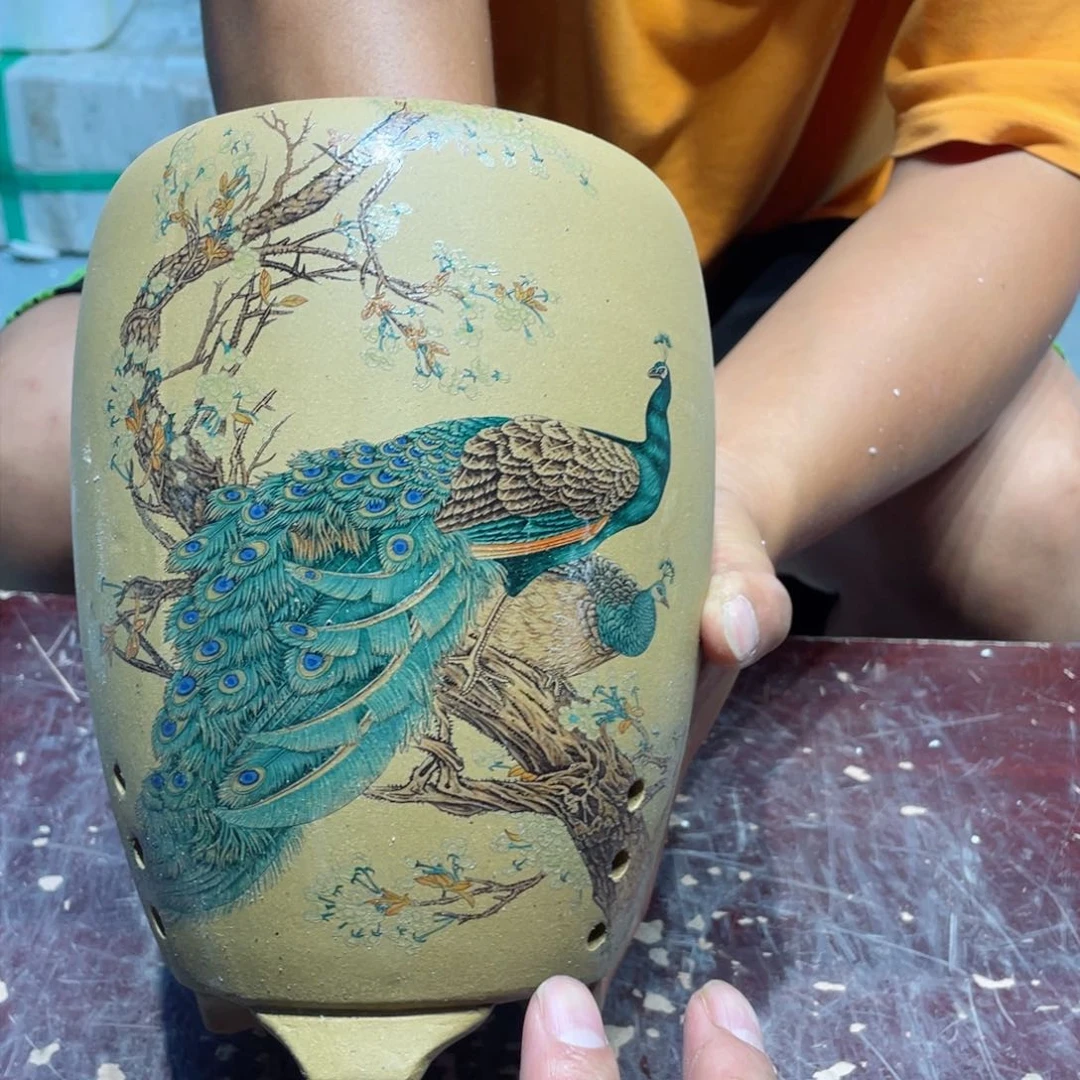 紫砂20CM（含）-50CM（不含）口径14高20……
