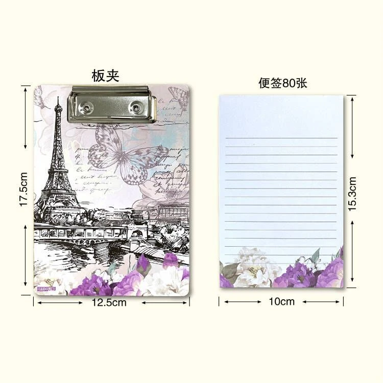 留言板夹磁性冰箱贴板夹创意冰箱贴家庭用记事贴便签纸黑板贴备忘
