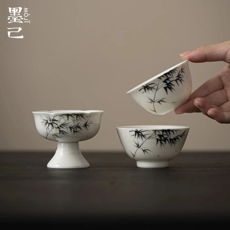 墨己 逆白-墨竹-主人杯-3款可选