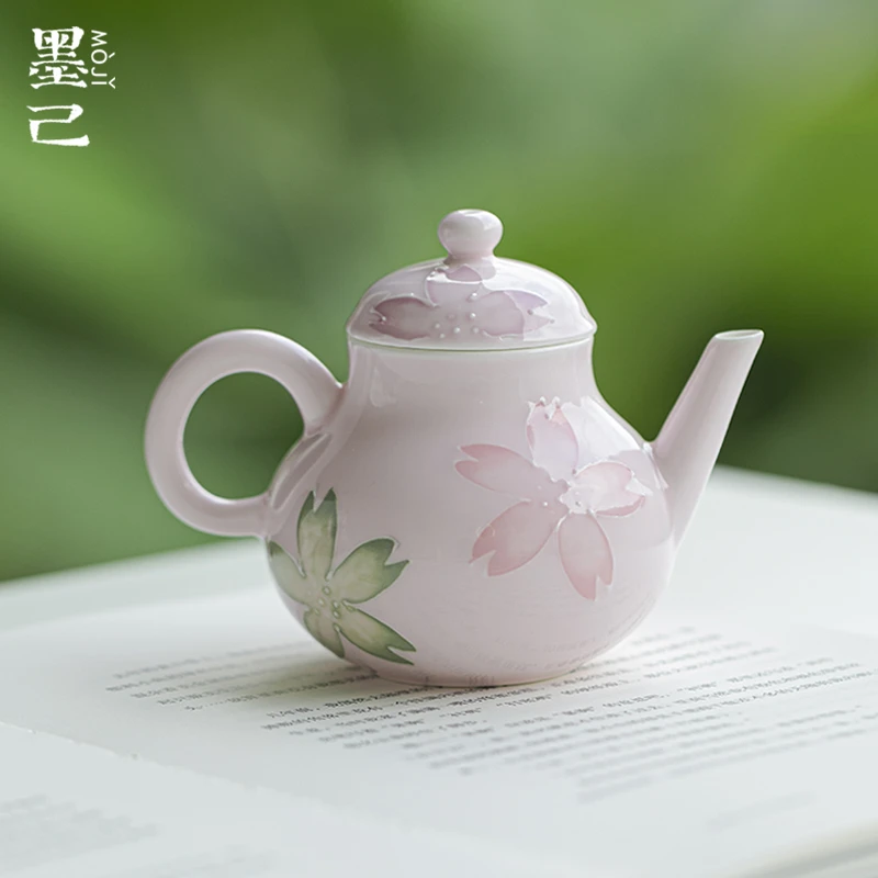 墨己 有田烧-粉色樱花-梦婷壶中式陶瓷