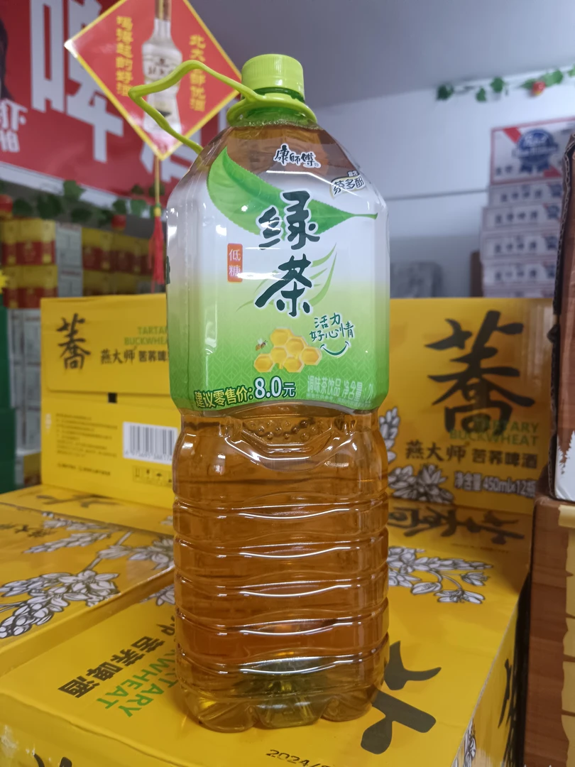 康师傅绿茶2升一瓶