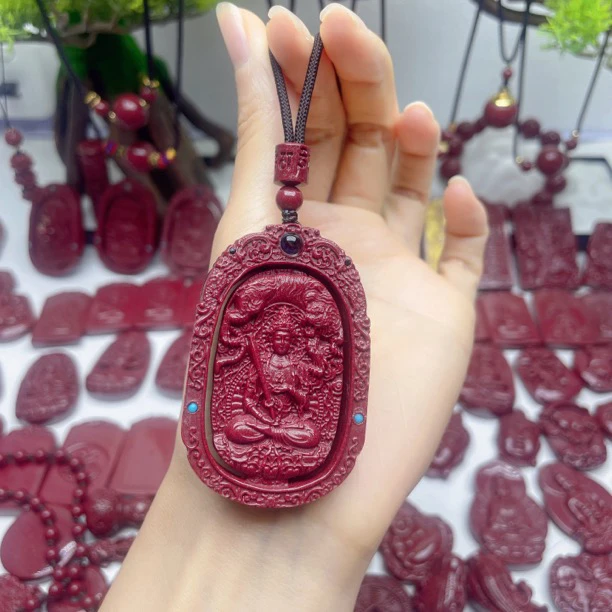 含辰砂工艺品高含量正品朱砂【八大守护带投影】
