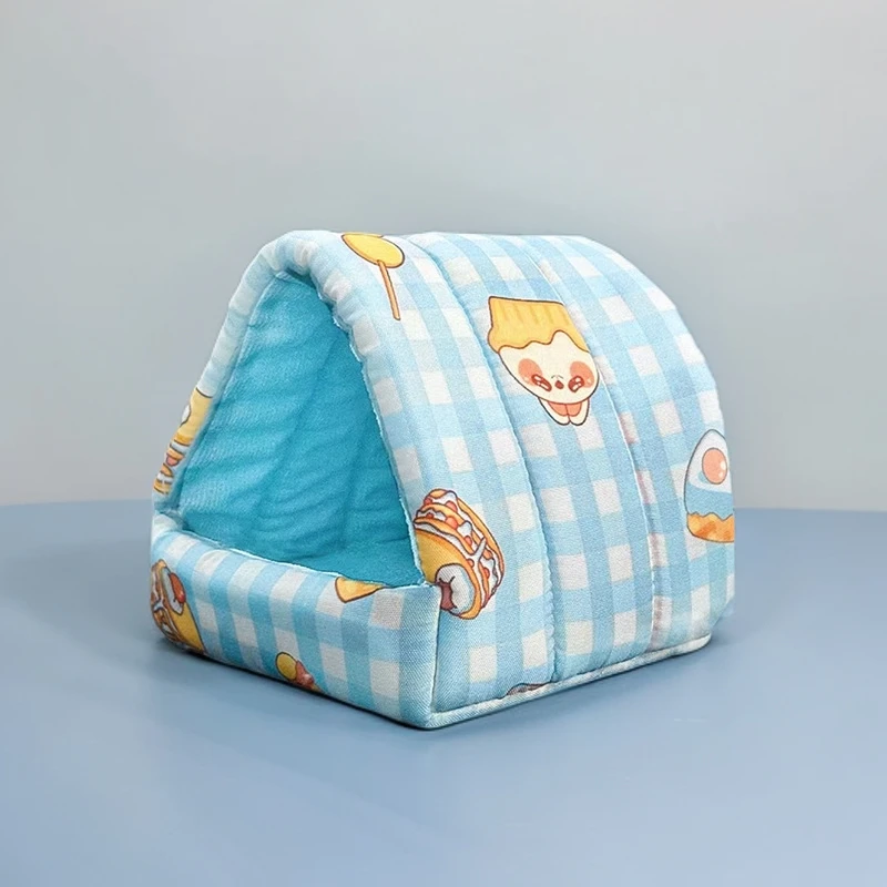 仓鼠棉窝冬季保暖舒适小宠睡窝兔子花枝鼠金丝熊躲避屋加厚大空间