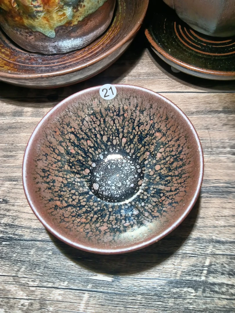 柴烧手工平口泥釉古法烧