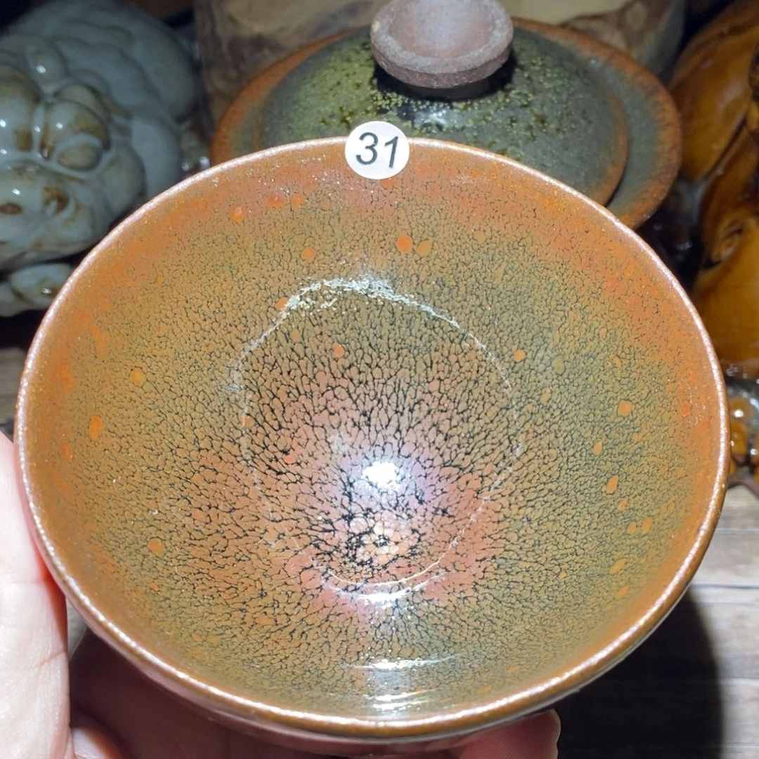茶盏柴烧手工平口
