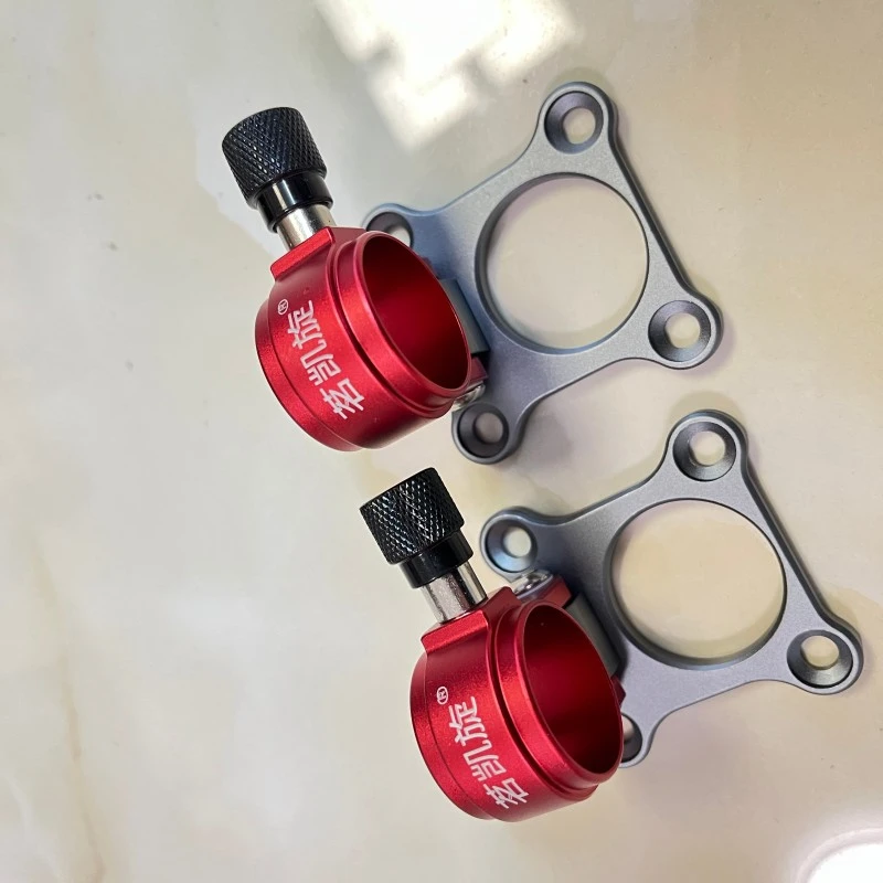 茗凯旋折叠钓箱伞架钓箱伞架配件免拆卸镁铝合金加厚通用折叠鱼具