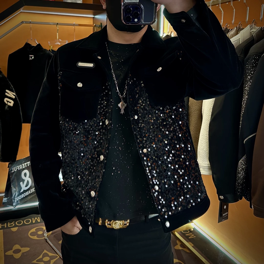 【加绒加厚】冬季新款轻奢时尚帅气潮流高品质外套