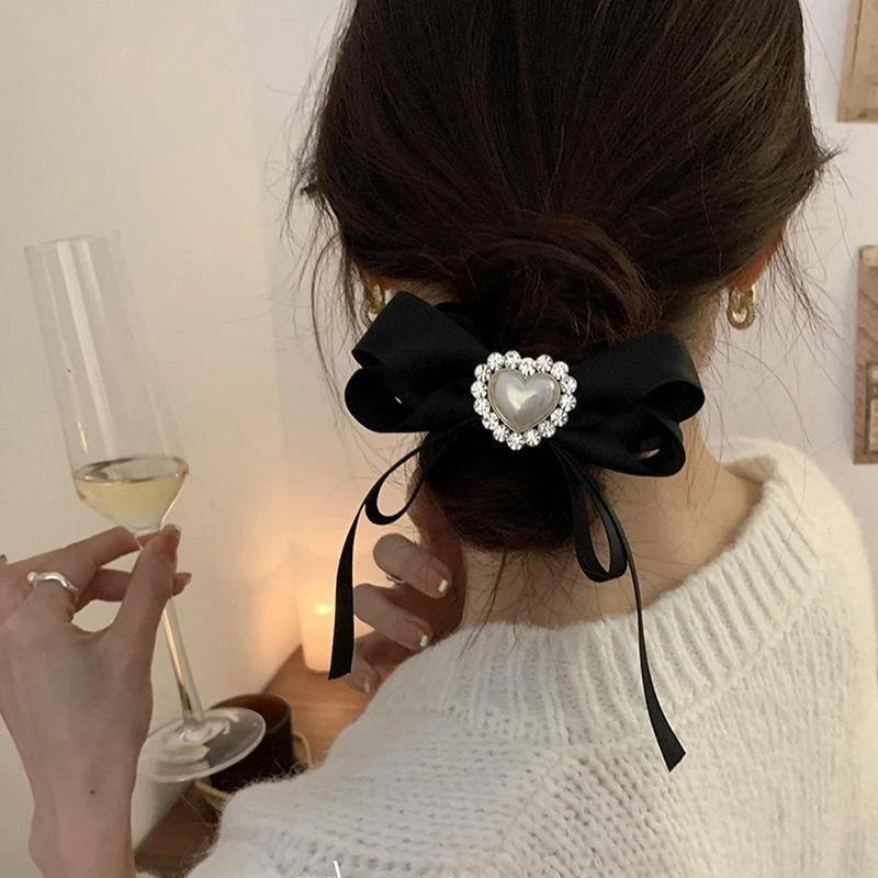 2023年超仙爱心大肠发圈女气质感头绳网红