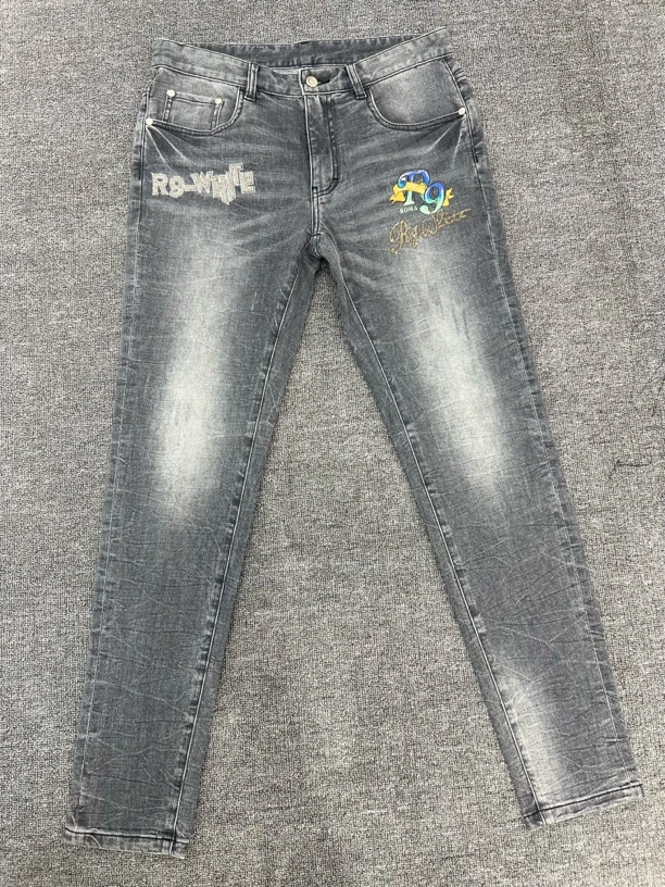 R9000时尚版男士牛仔裤高级灰