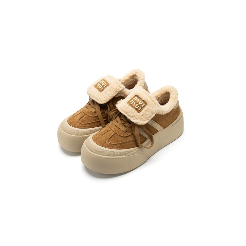 【DX.DAXI 】Q71 时尚百搭复古学生厚底韩版潮流加绒高帮冬季女鞋