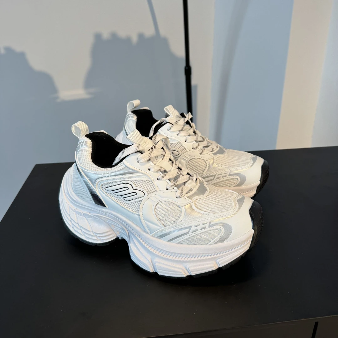 【交个朋友】802女款时尚百搭女士夏季透气潮流厚底老爹鞋