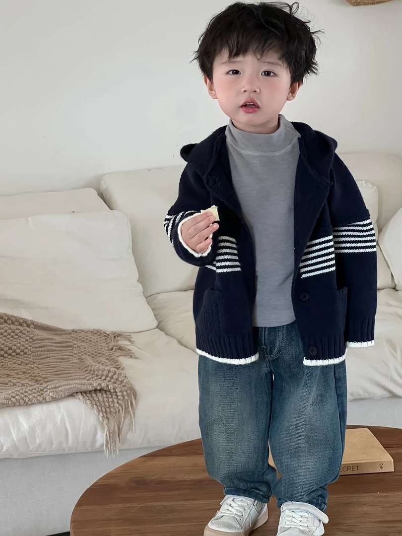 9/27【软牛】宝宝秋冬款加绒加厚牛仔长裤儿童韩版