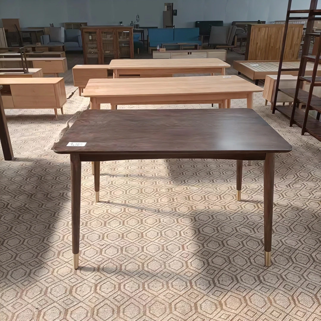 全实木餐桌榉木1.4 餐桌 餐厅桌子饭桌 6-8人餐桌