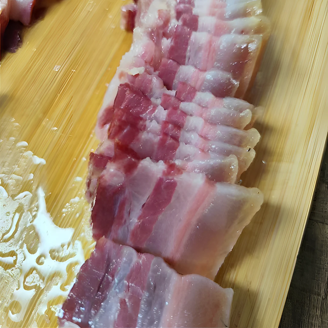 云南保山勐统农家腊五花肉（自然风干、非烟熏）满3斤包邮顺丰发货
