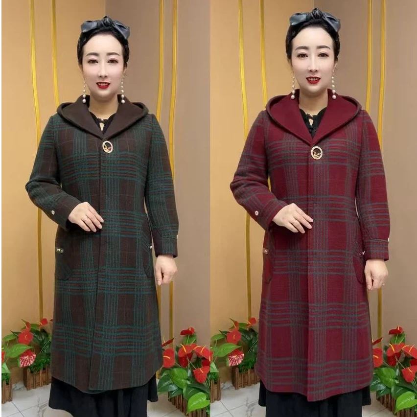 5050款重工时尚连帽大衣