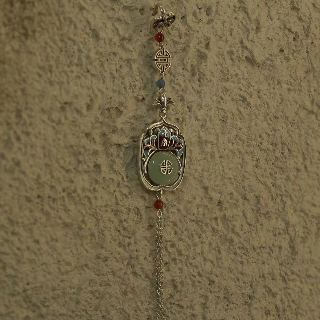 合金仿水晶胸针 【去野知物】（现）｜南宫入梦｜宝藏中式盘扣旗袍压襟