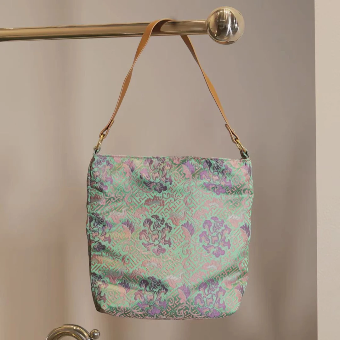 【去野知物】｜杜月笙｜宝藏店铺万寿牡丹腋下包