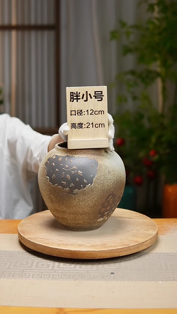 【闪购商品】花器胖小号诧寂棕