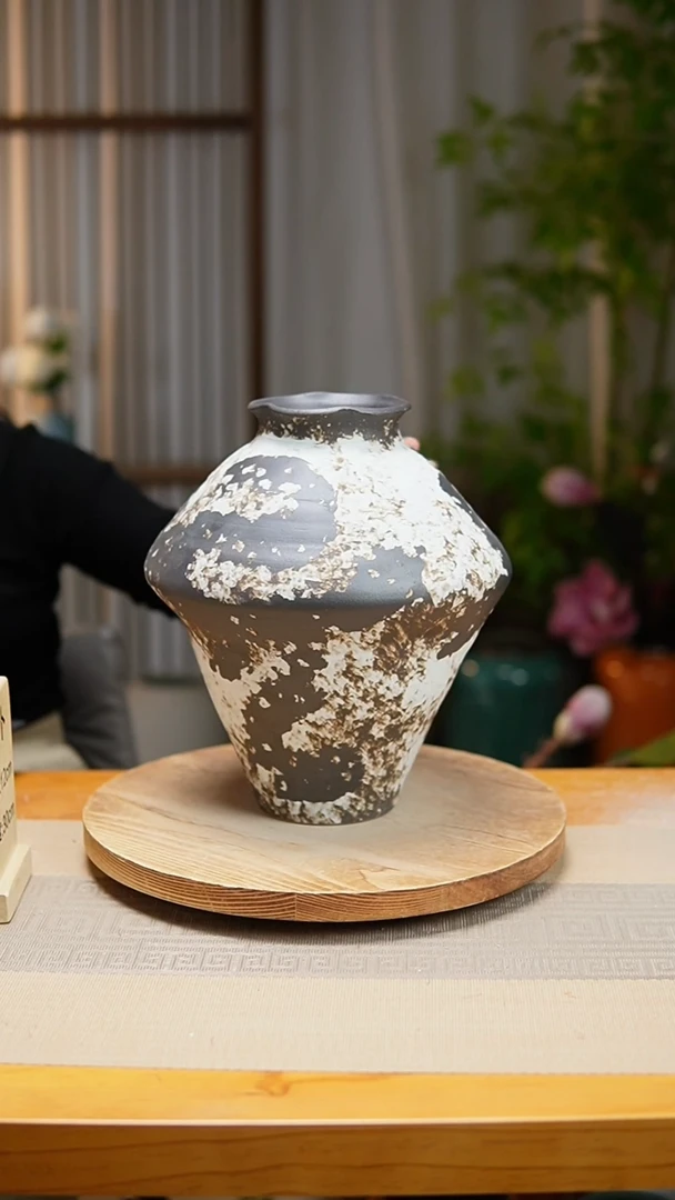 【闪购商品】花器诧寂黑高脚