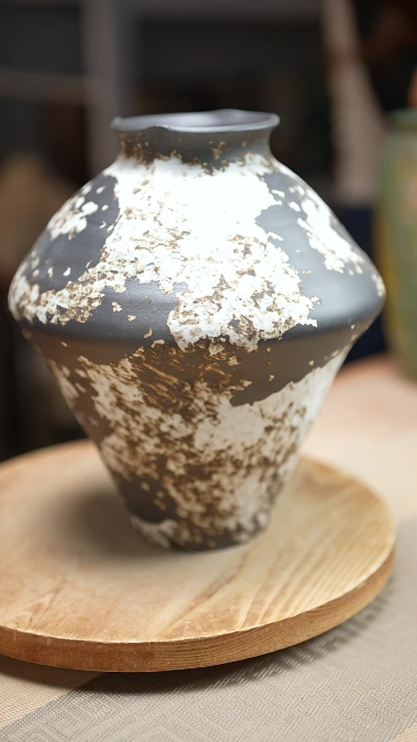 【闪购商品】 花器诧寂黑高脚