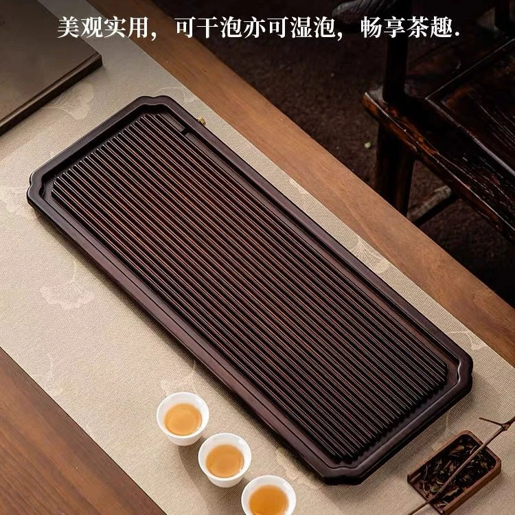 如意大63干泡台茶盘干泡盘家用简约两用排水式多用茶盘