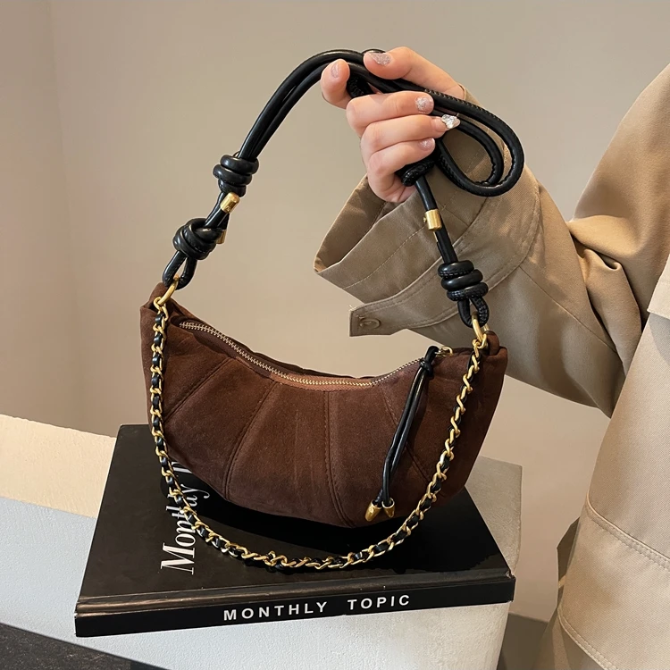 休闲百搭斜挎包软皮单肩包时尚洋气腋下包2024新款韩版ins网红款