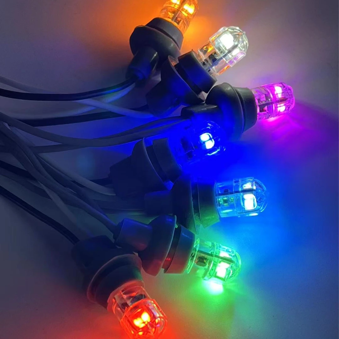 T10插泡全电子LED高亮款多种颜色选择24V/12V通用示宽灯小灯