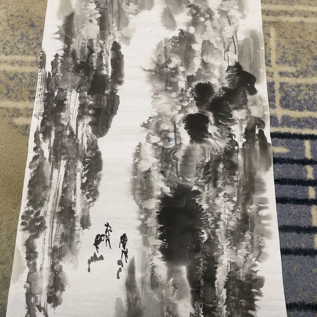 书法孙玉华老师四尺四开花鸟作品44