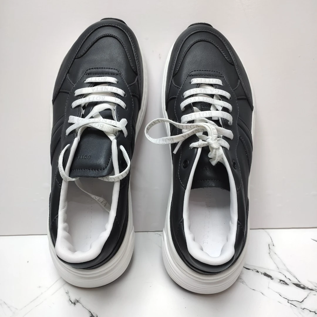 BOTTEGA VENETA/葆蝶家全新未使用 BV鞋底白色男老爹鞋灰色