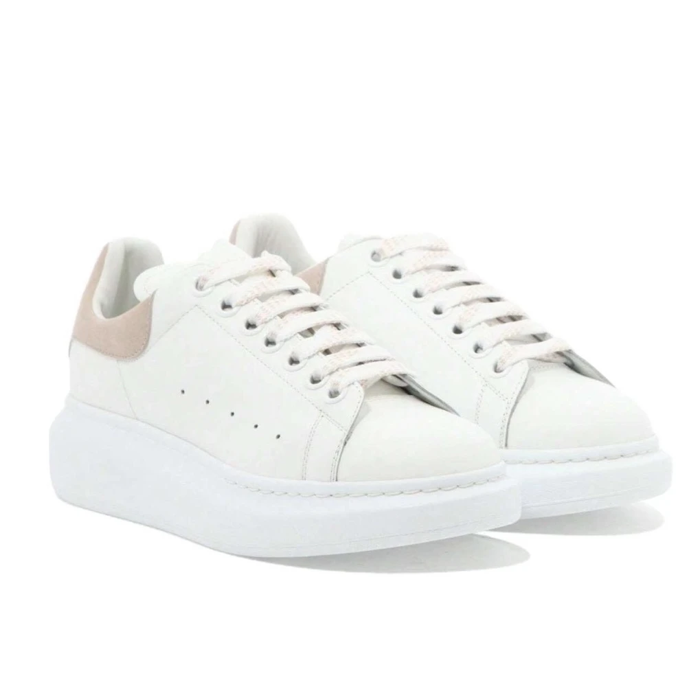 全新未使用 Alexander McQueen/亚历山大·麦昆 麦昆粉尾绒面女鞋
