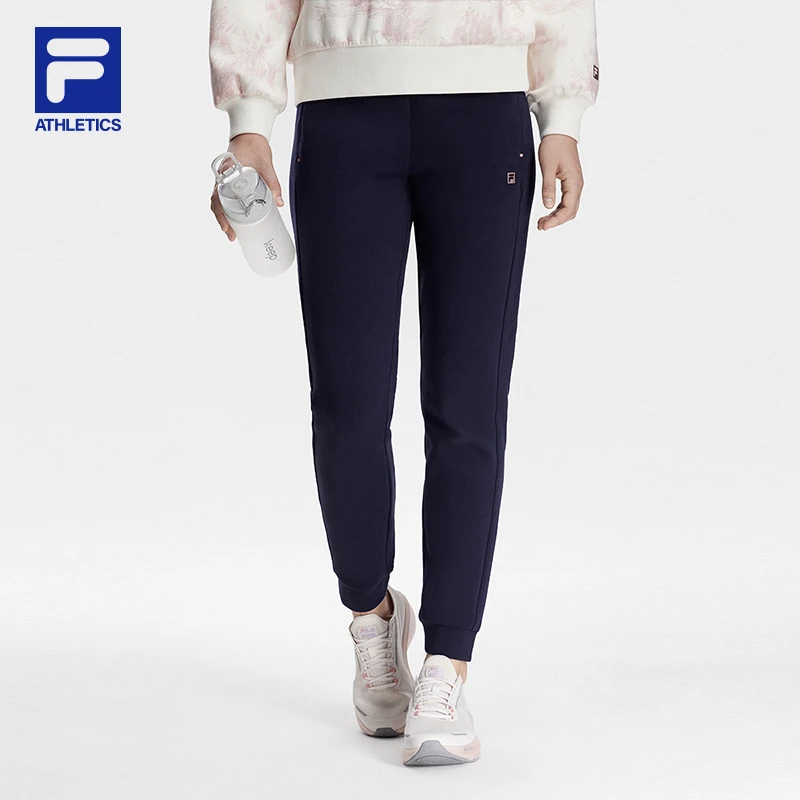 Fila/斐乐女装【百搭保暖弹力女裤】秋冬健身运动长裤A11W341602F
