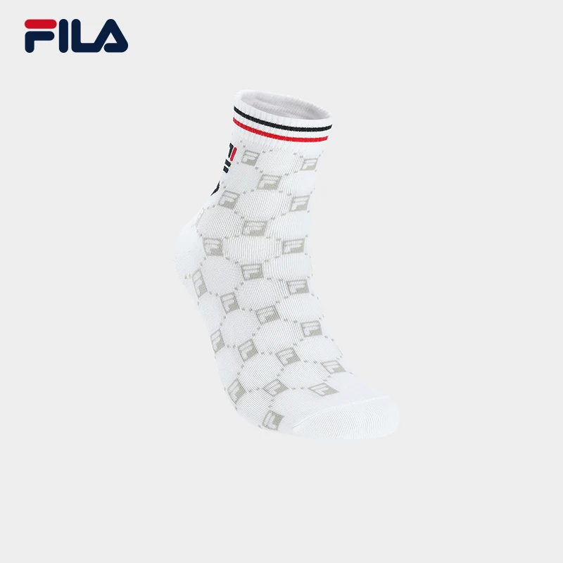 Fila/斐乐女袜夏季舒适时尚透气吸汗中筒运动袜子F13W428362F