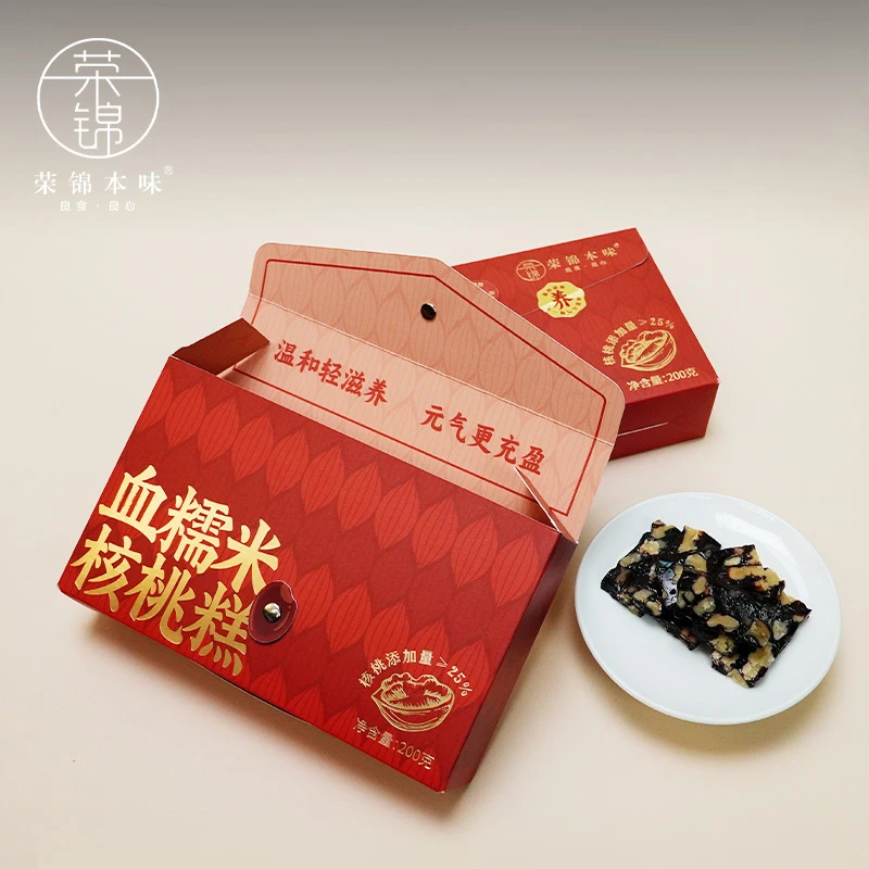 荣锦本味血糯米核桃糕 软糯Q弹植物基温和滋补手工即食净含量200g