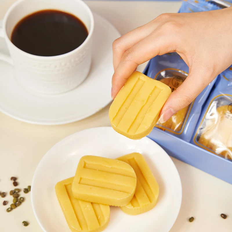 荣锦本味夏天解暑点心绿豆糕传统小吃冰冻口感更佳原味抹茶味