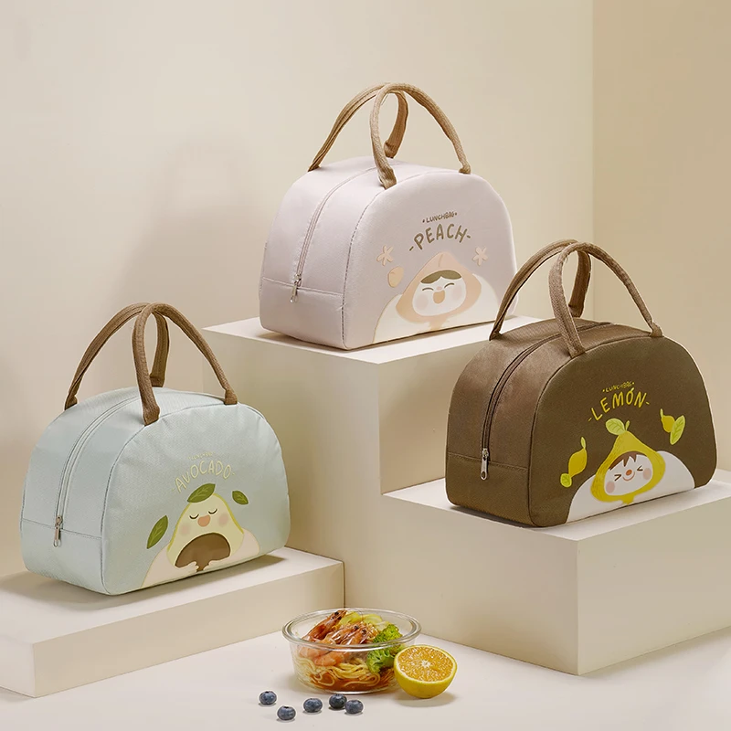 容所饭盒包保温袋便当包大容量便携饭袋上班族用餐包大号环保袋