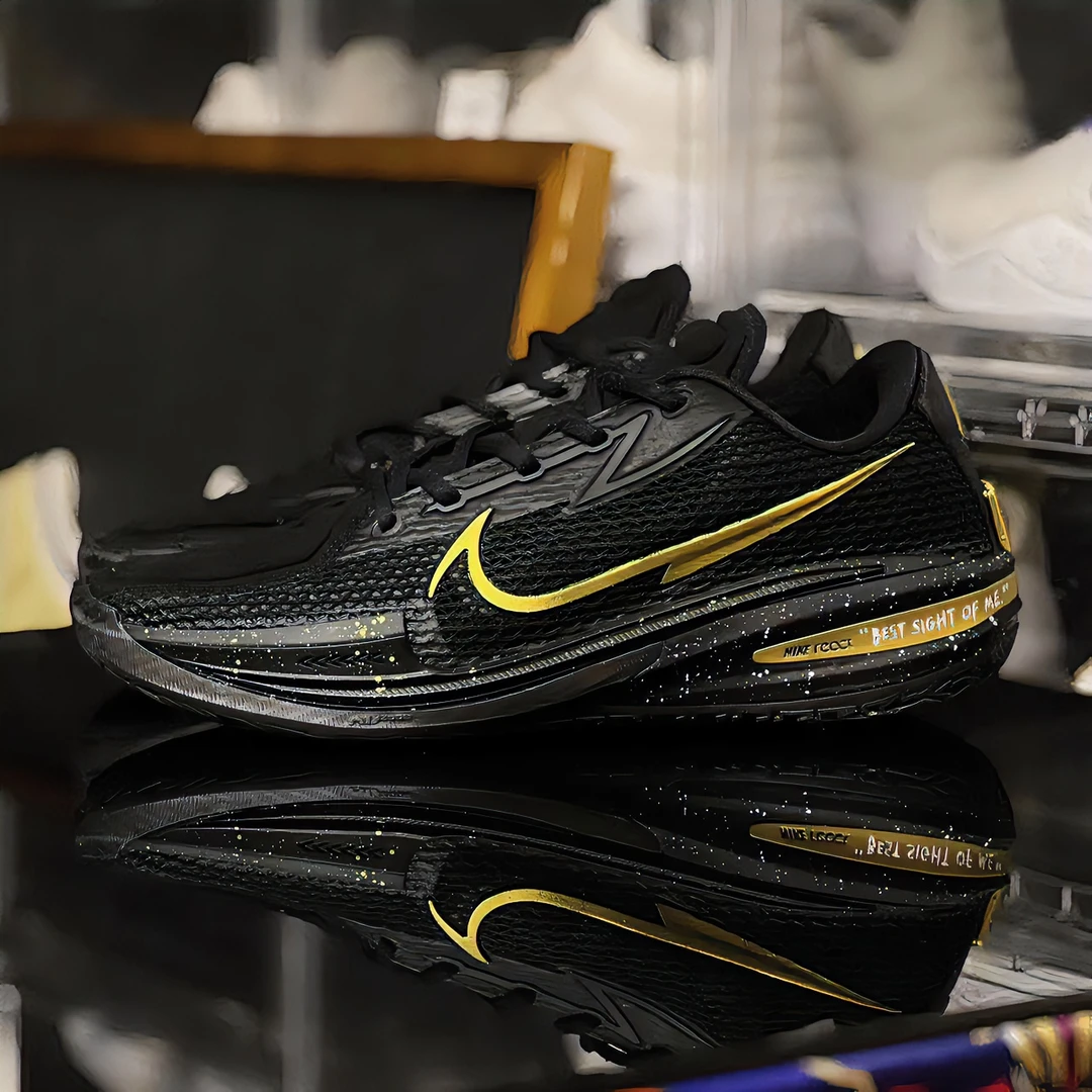 【Jelly實戰定製】Nike G.T Cut 1"黑金" 低帮实战篮球鞋缓震黑色