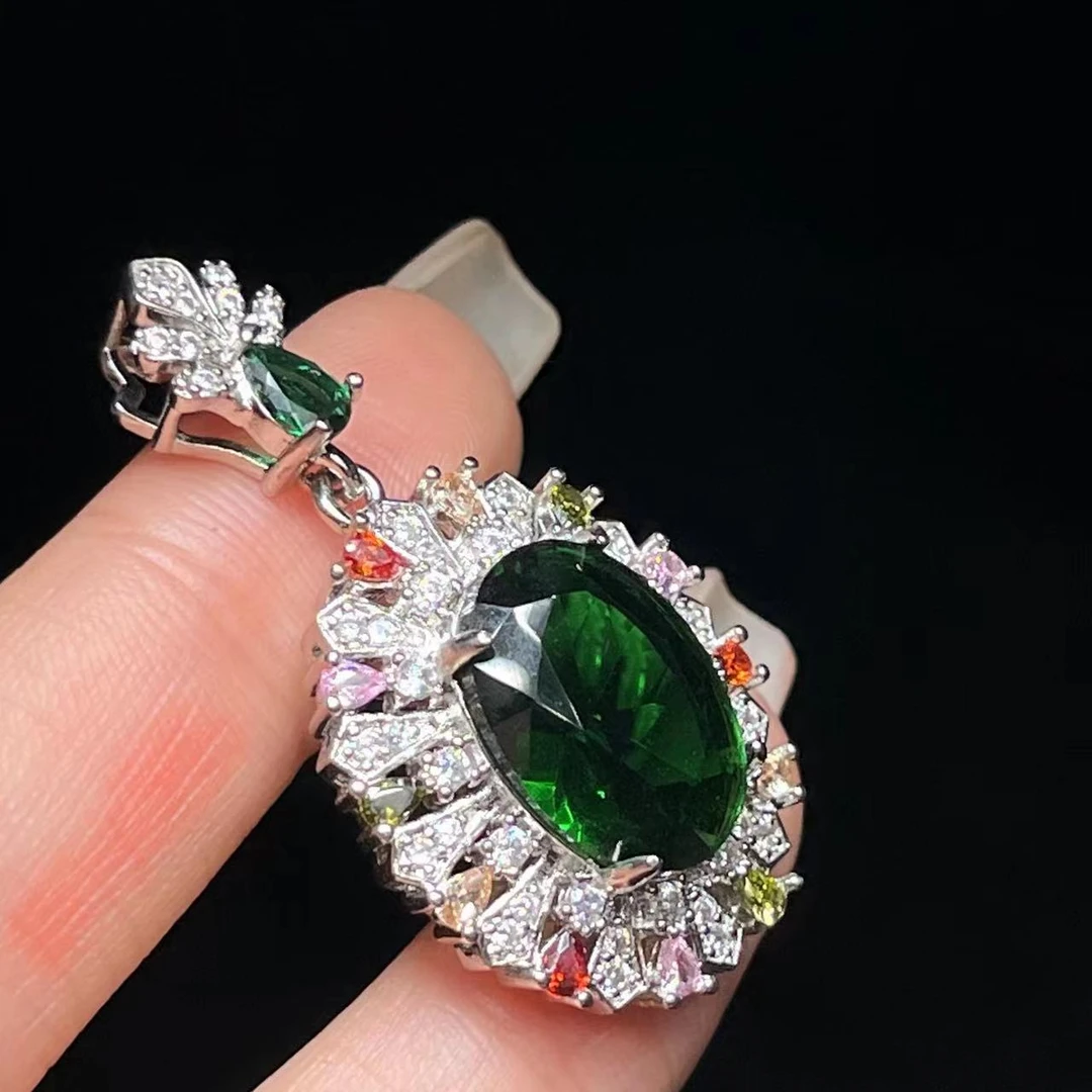 吊坠 设计师款时尚气质满镶吊坠～4187